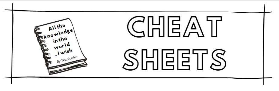 cheatsheets